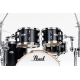 Batterie Pearl Professional Maple Rock 22" 4 fûts - Matte Caviar Black
