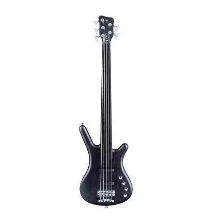 Basse Rockbass Corvette basic 5 Fretless satin noire