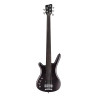 Basse gaucher Rockbass Corvette basic 5 Fretless satin noire