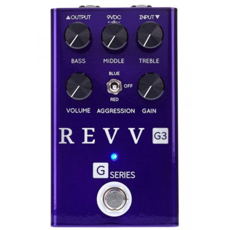 Pédale guitare Revv G3 overdrive distortion