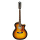 Guitare électro 12 cordes Guild F-2512 CE jumbo antique Burst