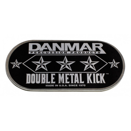 Protection peau de grosse caisse double Danmar Metal Kick