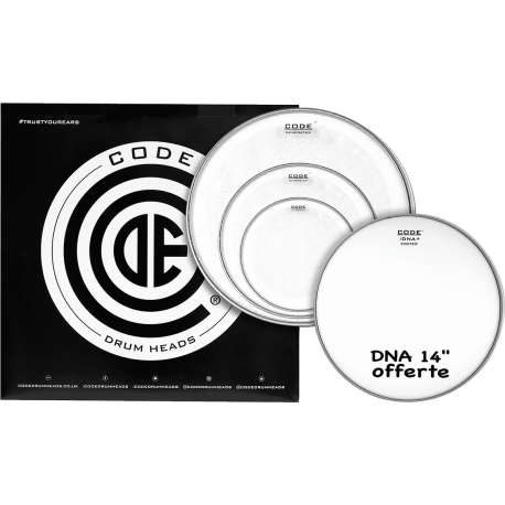 Pack Code GENERATOR Transp. Rock 10" 12" 16" + 14" DNA offerte