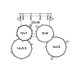 Batterie Mapex Mars Maple 20" matte Black