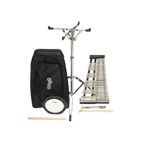 Set Metallophone Stagg avec pad et stand