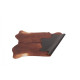 Tapis de batterie D&B Vegan Betsy 1.85 x 1.60m Antidérapant - Marron
