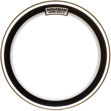 Peau de grosse caisse Aquarian SKII 22" clear