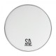 Peau Mesh Sparedrum triple plis 8" blanche