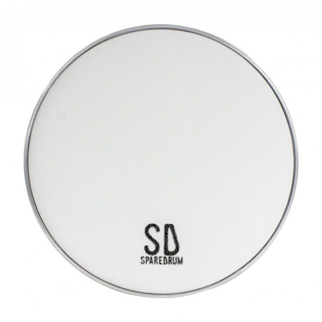 Peau Mesh Sparedrum triple plis 8" blanche