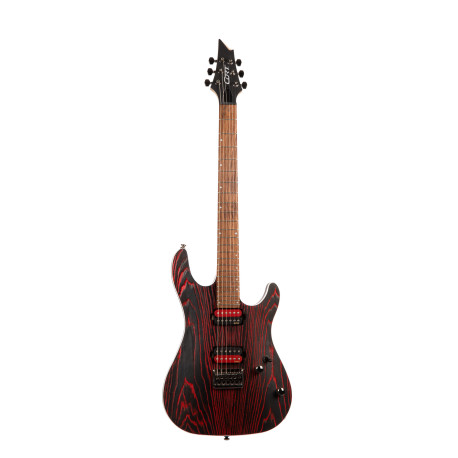 Guitare Cort KX300 ETCHED NOIR ROUGE