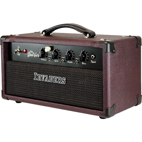 Tête guitare à lampes Invaders 530 BlueVerb Black Cherry