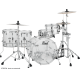 Batterie Pearl Crystal Beat Rock 22" 4 fûts 2TB - Ultra Clear