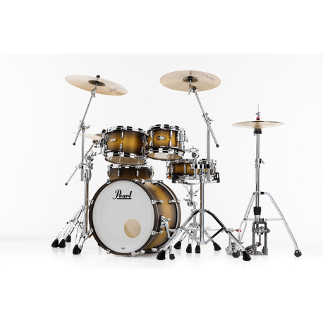 Batterie Pearl Master Maple Pure Fusion 20" 4 fûts Premium Matte Olive Burst