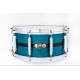 Caisse claire Pearl Master Maple Pure 14x6.5" Custom Aqua Turquoise Stripe