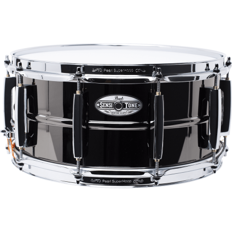 Caisse claire Pearl Sensitone Heritage 14x6.5" Laiton Black Chrome