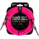 Cable guitare Jack Ernie Ball Flex 6m rose