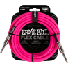 Cable guitare Jack Ernie Ball Flex 6m rose