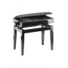 Banquette piano Stagg PB 55 noire brillante velour