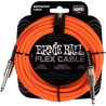 Cable guitare Jack Ernie Ball Flex 6m orange