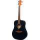 Guitare folk Lag Tramontane T70D Black satin