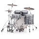 Batterie Pearl Master Maple Gum Rock 22" 4 fûts - Custom GyroLock-L Black Oyster Swirl