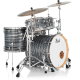 Batterie Pearl Master Maple Gum Rock 22" 4 fûts - Custom GyroLock-L Black Oyster Swirl