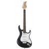 Guitare électrique Cort G100 OPB noire pores ouverts
