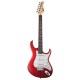 Guitare électrique Cort G100 OPBC bordeaux pores ouverts
