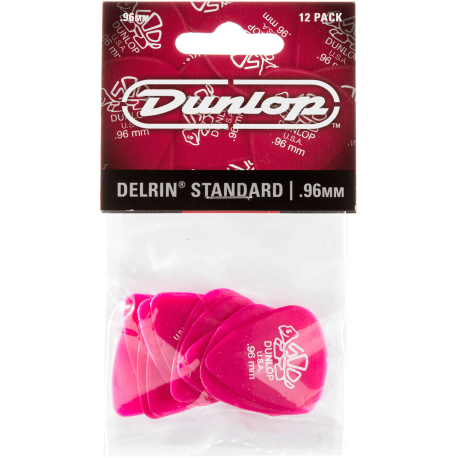 Sachet Dunlop Delrin Player's Pack de 12, 0,96mm