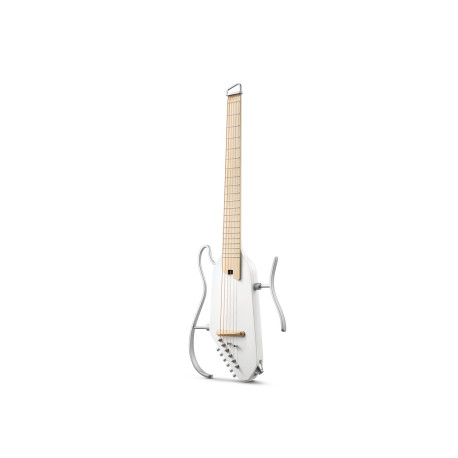 Guitare de voyage Donner HUSH-I Pro Travel White