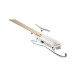 Guitare de voyage Donner HUSH-I Pro Travel White