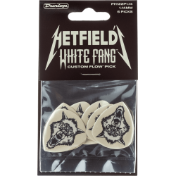 Dunlop Hetfield White Fang Player's Pack de 6, 1,14mm