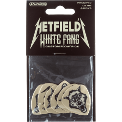 Dunlop Hetfield White Fang Player's Pack de 6, 1.00 mm