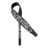 Sangle Gaucho rembourrée Zebra noire/blanc