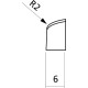 Sillet de tête plastique pour guitare folk
