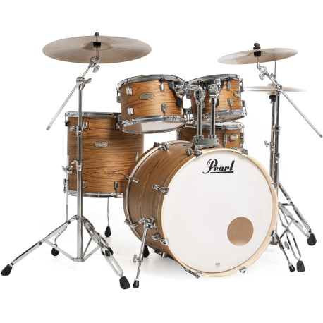 Batterie Pearl Decade Maple Rock 22" 5 fûts Satin Caramel Veil