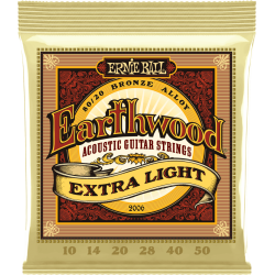 Cordes folk 80/20 Earthwood 10-50 Ernie Ball