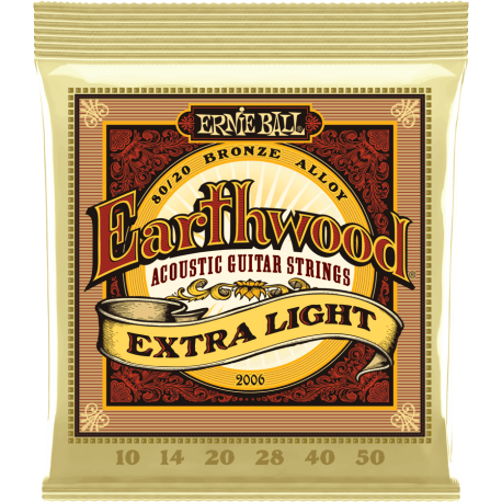 Cordes folk 80/20 Earthwood 10-50 Ernie Ball