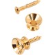 Attache courroie de guitare couleur Or