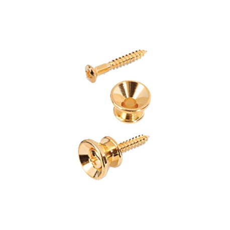 Attache courroie de guitare couleur Or