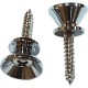 Attaches courroie de guitare Chrome type ST Yellow Parts
