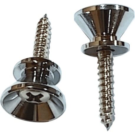 Attaches courroie de guitare Chrome type ST Yellow Parts