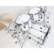 Batterie Tamburo Unika Fusion 20 Fantasy White