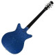 Guitare Danelectro 59M NOS Plus Deep Blue metalflake