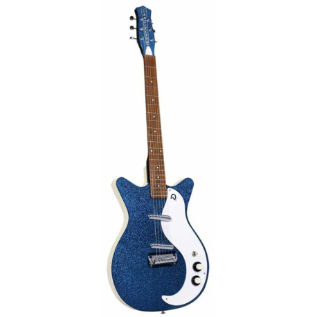Guitare Danelectro 59M NOS Plus Deep Blue metalflake