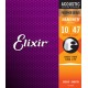 Jeu de cordes guitare Folk Elixir Nanoweb phosphor 10-47
