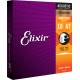 Jeu de cordes guitare Folk Elixir Nanoweb phosphor 10-47
