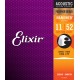 Jeu de cordes guitare Folk Elixir Nanoweb phosphor 11-52