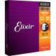 Jeu de cordes guitare Folk Elixir Nanoweb phosphor 11-52