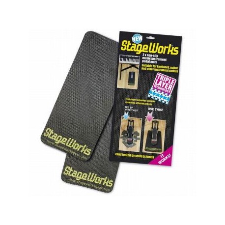 Lot de 2 tapis anti dérapants et vibration Stagework Smat